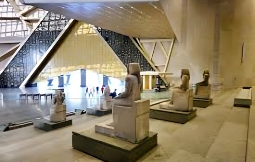 Cairo private day tour- Pyramids & Grand Museum