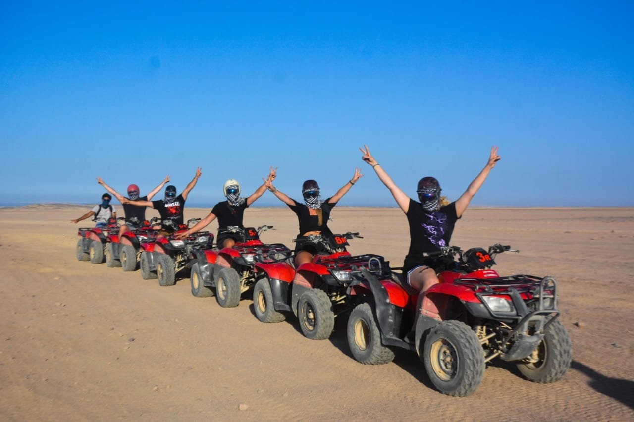 Single Quad Bike Safari Excursion in Hurghada Red Sea