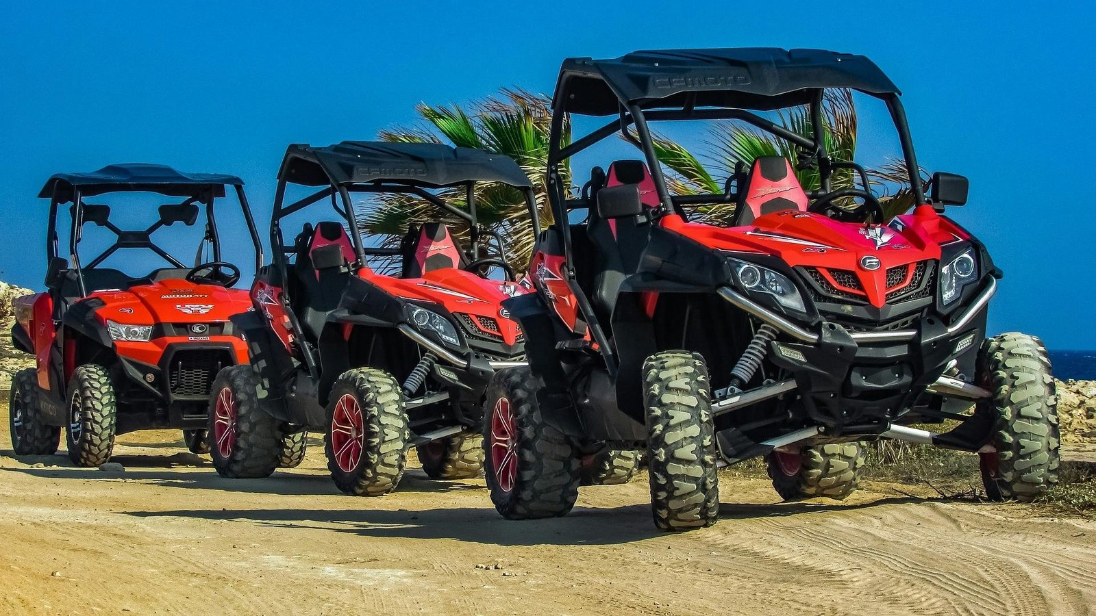 Driving a Buggy Across Hurghada Desert Tracks